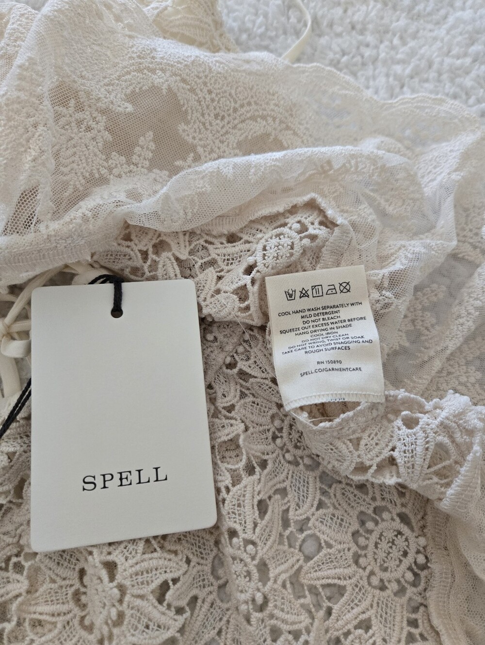 RESERVED FOR OR❣️❣️Spell Irma Lace NWT SZ L - Picture 8 of 10